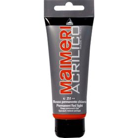 Maimeri Acrilico 251 Permanent Red Light 200 ml Akrilik Boya