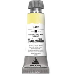 Maimeri Blu Tüp S2 No:109 Nickel Titanate Yellow 12 ml Sulu Boya