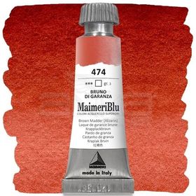 Maimeri Blu Tüp S3 No:474 Brown Madder 12 ml Sulu Boya