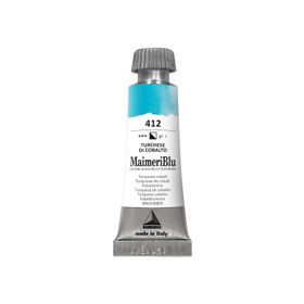 Maimeri Blu Tüp S4 No:412 Turquoise Cobalt 12 ml Sulu Boya