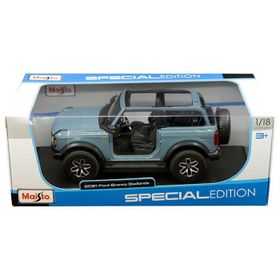 Maisto 1:18 2021 Ford Bronco Badlands Mavi Model Araba