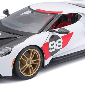 Maisto 1:18 2021 Model Ford GT Heritage Edition Beyaz Model Araba