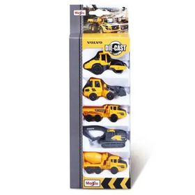 Maisto 12375 Volvo 7.5 cm 5'li Paket Araçlar