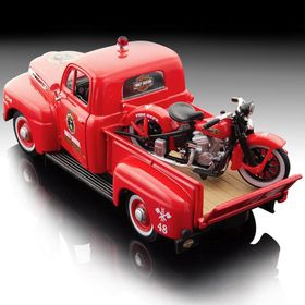 Maisto 1:27 1948 Ford F-1 Pick-Up 1936 EL Knucklehead Model Araba