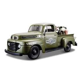 Maisto 1948 Ford F-1 Pickup Harley Davidson 1:24 Model Araba