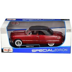 Maisto 1950 Ford Special Edition 1:18 Kırmızı Model Araba