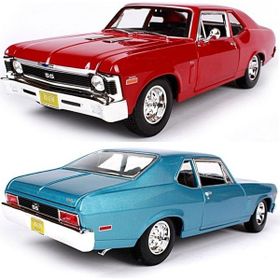 Maisto 1970 Chevrolet Nova SS 1:18 Renkli Araba