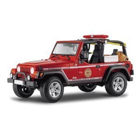 Maisto 2003 Jeep Wrangler Rubicon 1:18 P/e - Kırmızı Model Araba