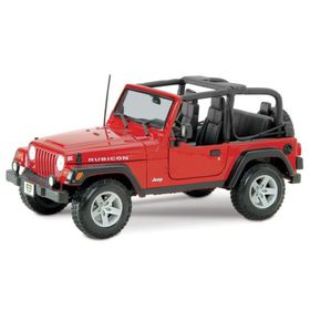 Maisto 2003 Jeep Wrangler Rubicon 1:18 P/e - Kırmızı Model Araba