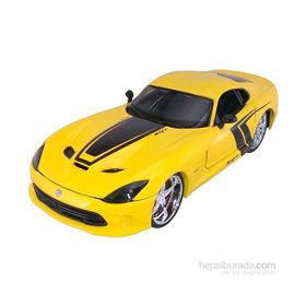 Maisto 2013 Srt Dodge Viper Gts Diecast 1:24 Pro Rodz Sarı Model Araba