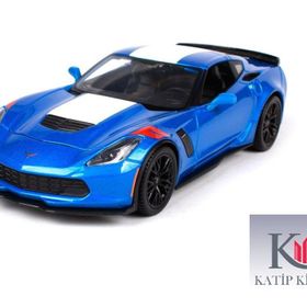 Maisto 2017 Corvette Grand Sport 1:24 Mavi Model Araba