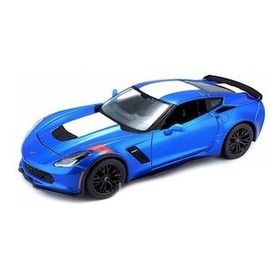 Maisto 2017 Corvette Grand Sport 1:24 Mavi Model Araba