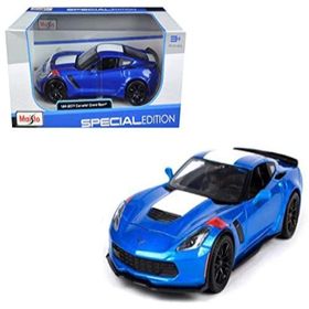 Maisto 2017 Corvette Grand Sport 1:24 Mavi Model Araba