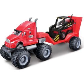 Maisto Builder Zone Taşıyıcı Kırmızı Tır Seti