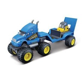 Maisto Builder Zone Taşıyıcı Mavi Tır Seti