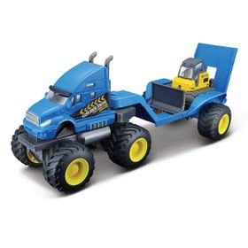Maisto Builder Zone Taşıyıcı Mavi Tır Seti