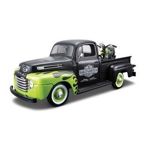 Maisto Ford F-1 Pickup 1948 1:24 Siyah Yeşil Model Araba