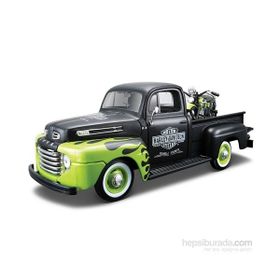 Maisto Ford F-1 Pickup 1948 1:24 Siyah Yeşil Model Araba