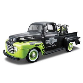 Maisto Ford F-1 Pickup 1948 1:24 Siyah Yeşil Model Araba