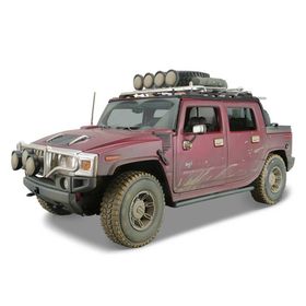 Maisto Hummer H2 Sut Concept 1:18 Dirt Riders Kırmızı Model Araba