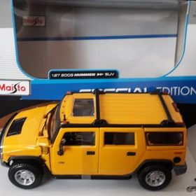 Maisto Hummer H2 Suv 2003 Diecast 1:18 P/E Sarı Model Araba