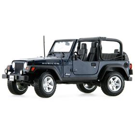 Maisto MAIS-31663-4 1:18 Wrangler Rubicon Jeep Model Araba S-E Lacivert