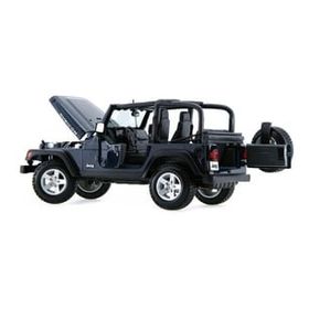 Maisto MAIS-31663-4 1:18 Wrangler Rubicon Jeep Model Araba S-E Lacivert