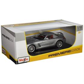 Maisto MAIS/36196-5 Mercedes Sls Amg 1:18 P/E Gri Model Araba