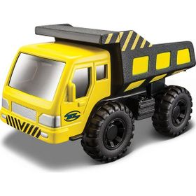 Maisto MAY-25203-13 İnşaat Araçları Dump Truck İş Makinası Metal Gövdeli Sarı