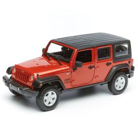Maisto MAY-32523-3 2015 Jeep Wrangler Unlimited 1:24 Desing Model Araba Kahve