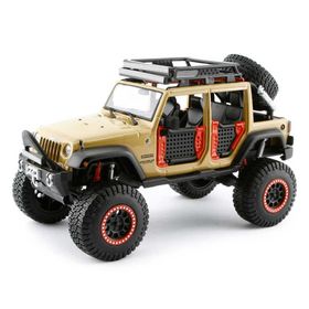 Maisto MAY-32523-3 2015 Jeep Wrangler Unlimited 1:24 Desing Model Araba Kahve