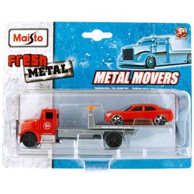 Maisto MAY/15211-4 Fresh Metal Fmr Flatbed Ve RV770 Taşıyıcı Tır Model Araç