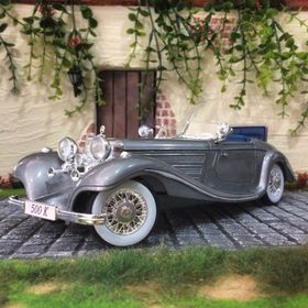 Maisto Mercedes Benz 500K 1:18 Gri Model Araç