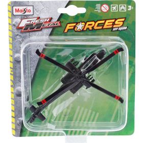 Maisto Metal Forces Askeri Savaş Uçağı AH-64 Apache Model Uçak Oyun Seti