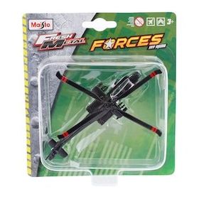 Maisto Metal Forces Askeri Savaş Uçağı AH-64 Apache Model Uçak Oyun Seti