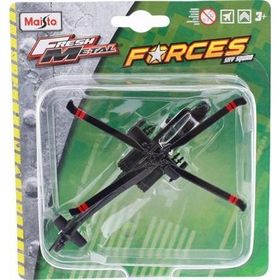 Maisto Metal Forces Askeri Savaş Uçağı AH-64 Apache Model Uçak Oyun Seti