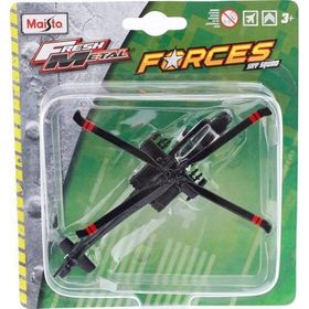 Maisto Metal Forces Askeri Savaş Uçağı AH-64 Apache Model Uçak Oyun Seti