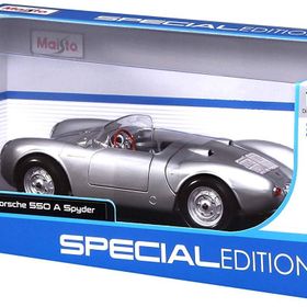 Maisto Porsche 550 Spyder 1:18  Special Edition Gri Model Araba