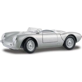 Maisto Porsche 550 Spyder 1:18  Special Edition Gri Model Araba