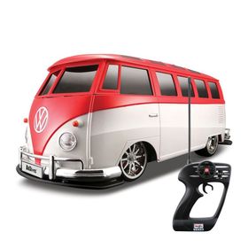 Maisto Tech 1:10 Volkswagen Van Samba U/K Kırmızı Model Araba