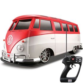 Maisto Tech 1:10 Volkswagen Van Samba U/K Kırmızı Model Araba