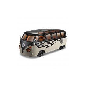 Maisto Volkswagen Van Samba Hippie Line 1:25 Kırmızı Model Araba