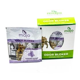 Majo 20x25 gr Lavanta Kokulu Doğal Kedi Kumu Koku Giderici Temizleyici