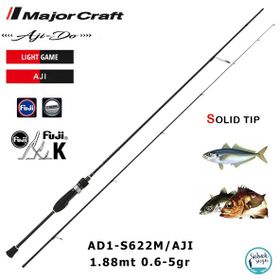 Major Craft 1G Ajido AD1-S622l/ Aji Solid 1.88 m 0.2-3 gr 2 Parça LRF Kamış