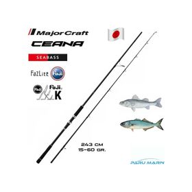 Major Craft CNS-802H Ceana 243 cm 15-60 gr Spin Kamış