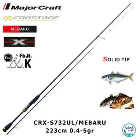 Major Craft Crostage CRX-S732UL Mebaru Solid 223 cm 0.4-5 gr 2 Parça LRF Kamış