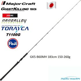 Major Craft GK5-B60MH Giant Killing New 183 cm 150-260 gr Tetikli Jigging Kamış