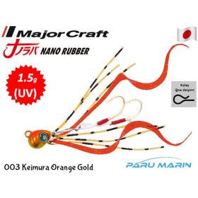 Major Craft Nano Rubber 1.5 gr 003 Keimura Orange Gold Uv Suni Balık Yemi