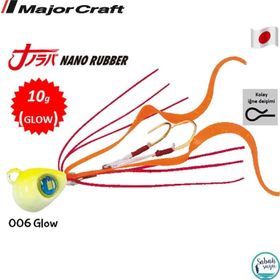 Major Craft Nano Rubber 10 gr 006 Glow Suni Balık Yemi