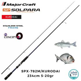Major Craft Solpara SPX-782M/KURODAI 234 cm 5-20 gr Spin Kamış